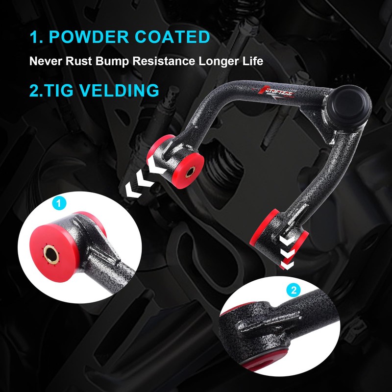 Autoptzxd Front Upper Control Arms with Ball Joint for 2019