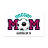 CafePress Soccer Mom Rectangle Car Bumper Magnet