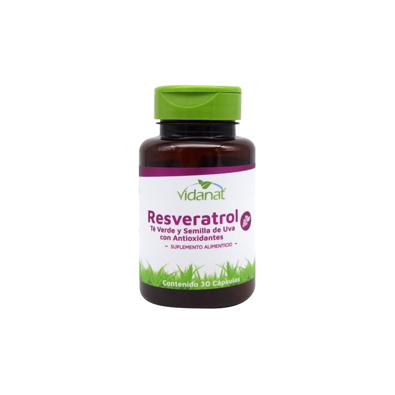 Vidanat Resveratrol - 30 Cápsulas – Antioxidante Natural de Origen