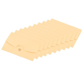 ReROGUE Folding Envelopes, Fashionable, Kraft Envelopes, Set of 10, For Celebration x Greetings, Love Letters, Sympathy x Thank You Cards (Cream)