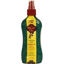 Hawaiian Silky Argan Oil 12 Hydrating Sleek Infusion 12 Leave-In Moisturizer (Pack of 3)