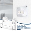 Briwooody 2 Pcs Acrylic Window Mount Business Card Holder with