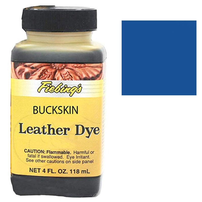 Fiebing's Leather Dye - 4 Ounces, Navy Blue