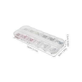 Outanaya Chic Manicure Decorations Flatback Rhinestones Nail Patches for Nail Art DIY Accessories