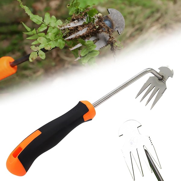 YXYDUM Weed Puller Tool Garden Weeding Pulling Tool– 13” Portable