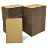 400 Packs 3.5x4.5 Inch Corrugated Cardboard Sheets, Premium Brown Corrugated