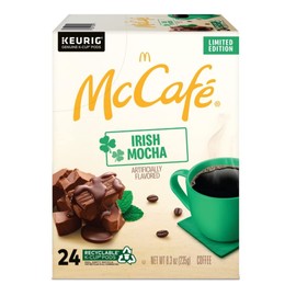 McCafe Irish Mocha Limited Edition Coffee K Cups - Pack of 2 Boxes - 24 K Cup Pods Per Box - 48 K Cups Total - For Use In Keurig Coffee Makers - Limited Edition McCafe Flavor