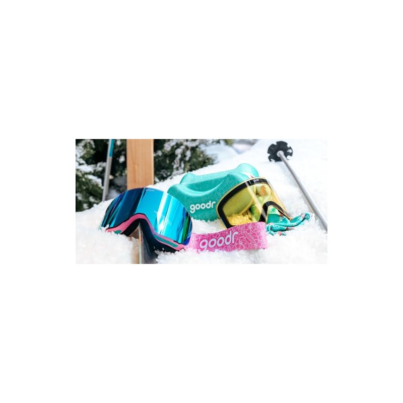 Goodr SNOW G Bunny Slope Dropout, Pink