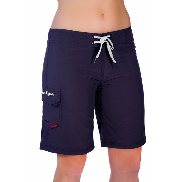 Maui Rippers Women’s 4-Way Stretch 9” Swim Shorts Boardshorts (16,