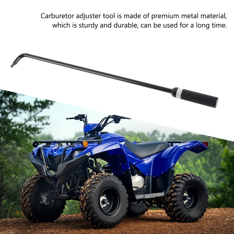 16.34in Carburetor Pilot Screw Adjusting Tool 110° Angled Head Metal