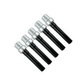 TDR 5pcs Silver Petrol Fuel Tank Cap with Gas Breather Hose Tube for Dirt Bikes Quad ATV, A7009-T6 Aluminum, Anti Reverse Flow, Ventilation