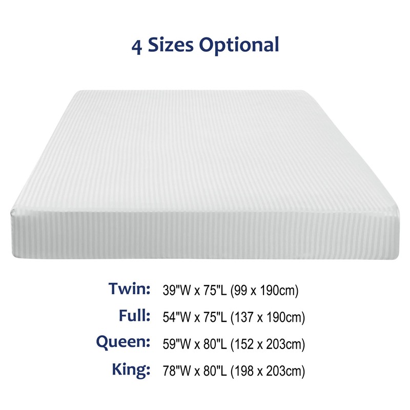 PiccoCasa 100GSM Microfiber Striped Bed Fitted Sheet, 16 Inch Deep