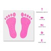 Family Footprint Stencil - Grandparents & Baby Feet, 5-Piece Set
