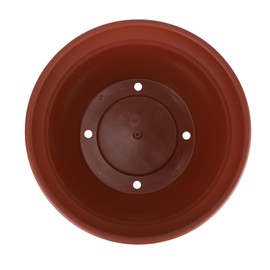 The HC Companies Mojave Garden Bowl Planter for Flowers - Shallow Planter with Drainage - Round Succulent Planter Pot for Indoors and Outdoors (12" Brick Red, Pack of 2)