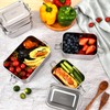 VIKCOLEE 8 PCS Stainless Steel Bento Box 550ml, Metal Lunch