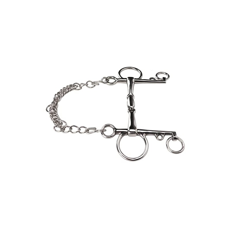Naroote Pelham bit, Horse Pelham bit Acero Inoxidable Duradero para