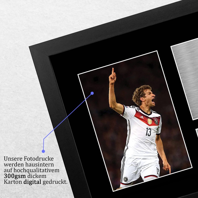 HWC Trading A4 FR Thomas Muller Germany Gifts Printed Autograph