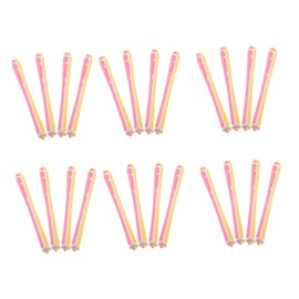 Baluue 24pcs Hair Rollers Durable Plastic Perm Rods for Women All Purpose Curling Tools for Salon and Travel Styling for Cold Perming Versatile Hairstyles