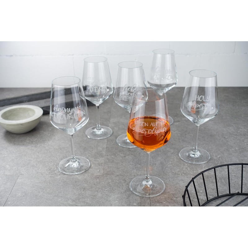 Garage-SixtySix Stemmed Glass with Funny Sayings | Engraved | Holy
