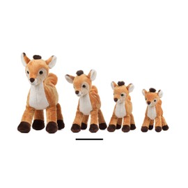 Schaffer knuddel mich! 5682 Rehgina Plush Deer, Brown/White, Size M 23 cm
