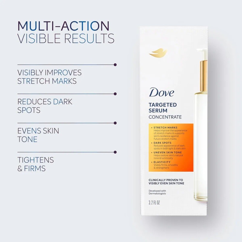 Dove Suero Dirigido Multiusos Estrías Targeted Serum