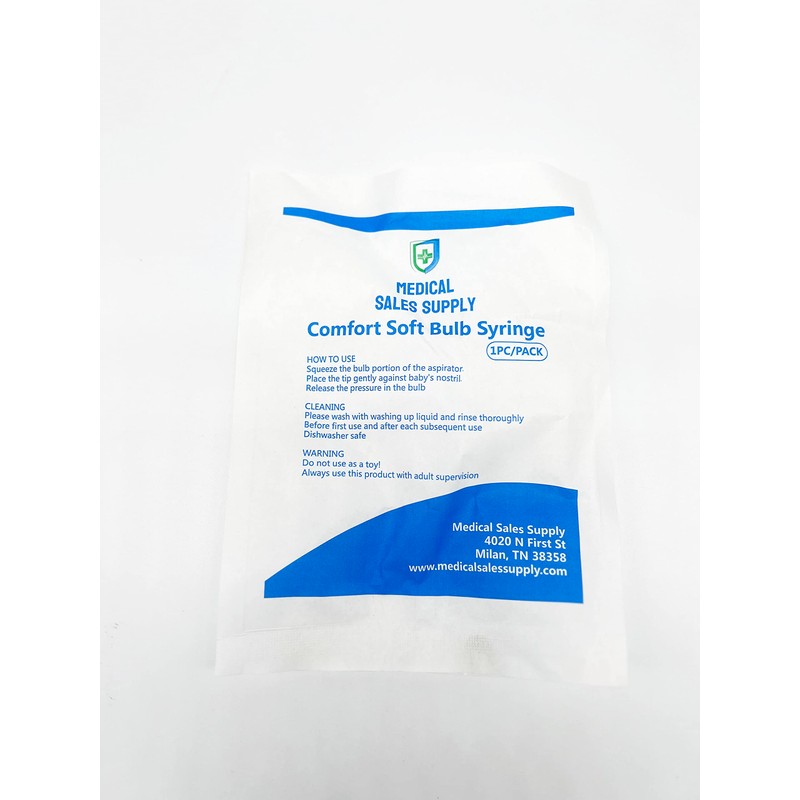 Comfort Soft Sterile Ear Bulb Rubber Hand Squeeze Baby Bulb