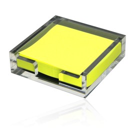GemRich Sticky Note Holder, Sticky Note Case, Post-it Case, Memo Holder, Desk Organizer for 75mm x 75mm