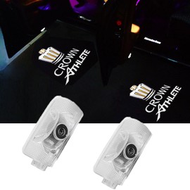 Yaoperfor Car Door Lamp, Courtesy Lamp, Logo Door Welcome Light, For Toyota Crown 18 Series 200 Series 210 Series 220 Series Replacement Type Parts