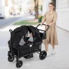 Babyjoy Wagon Stroller for 2 Kids Push Pull Double Stroller