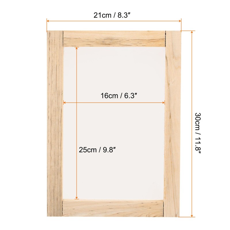 sourcing map Silk Screen Printing Frame Small 9.8 x 6.3