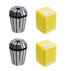 Rannb ER-25 Collet Chuck 3/8 Spring Collet Set for CNC Clamping Device Engraving Machine (3/8Incn 9.5mm)-2pcs