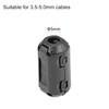 Rebower Clip-on Ferrite Ring Core- 5mm / Black / 5pcs