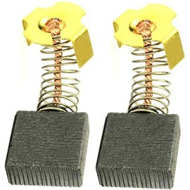 defoo 4540007 BT3000 BT3100 BT3100-1 Carbon Motor Brushes Suitable for Ryobi Table saws motors with 2 round brush caps that unscrew