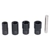 5Pcs Lug Nut Socket Set Convenient Efficient High Hardness Durable