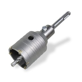 CCLIFE Drill Bit 50/55/65/68/80/82/100 mm Socket Drill Bit Concrete with SDS Plus Adapter Drill Bit Socket for Masonry and Concrete