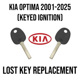 Kia Optima 2001-2025 Lost Key Replacement - All Keys Lost 2 Cut Keys
