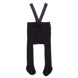 Mubineo Infant Newborn Baby High Waist Leggings Tights Socks Girls Boys Toddler Suspender Pantyhose (Black, 1-2 Year Old)