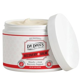 Dr. Doug's Recovery Balm – Organic Arnica & Magnesium Topical Rub – Soothing Support Lotion for Active Muscles, Joints, & Skin – Dermatologist Approved, Handmade in USA – (8 Ounce (Pack of 1))
