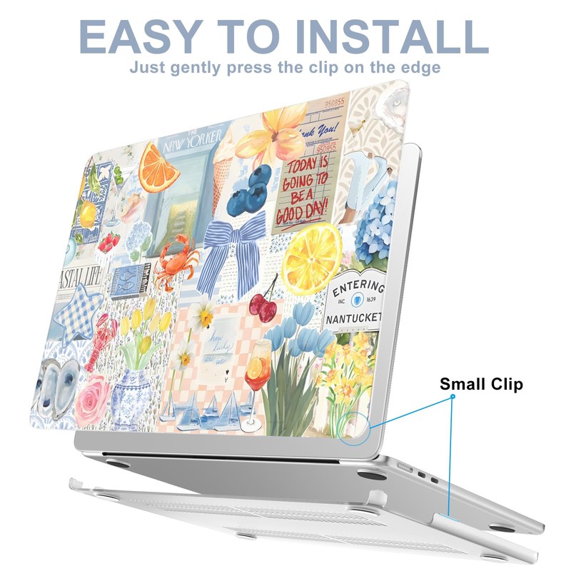 AKIT Compatible with MacBook Air 15 Inch Case 2026-2023 M5