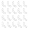INCREWAYL Brackets, 20pcs Clear Acrylic Corner Brackets 90 Degree Support