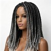 Twist Hair Crotchet Braids Wigs Synthetic Dreadlocks Braids Hair Wig