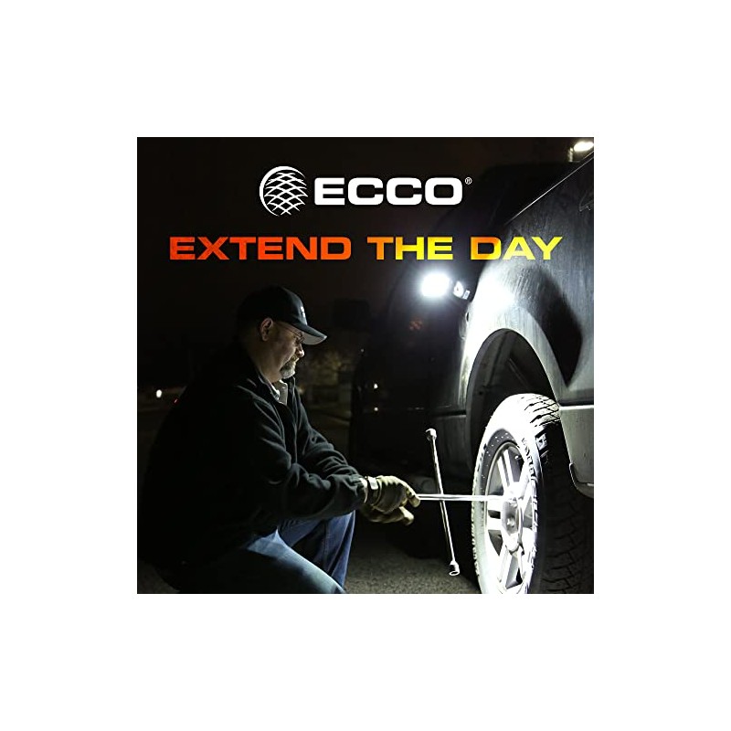 Ecco EW2461 Work Light Battery Powered, Square, Magnet Mount, Black