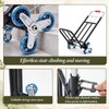 Lounsweer Stair Climbing Cart, 265 Lbs Plant Caddy with 3