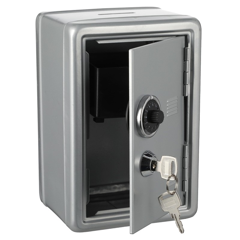 Money Box Safe with Money Slot │ Metal 12 x