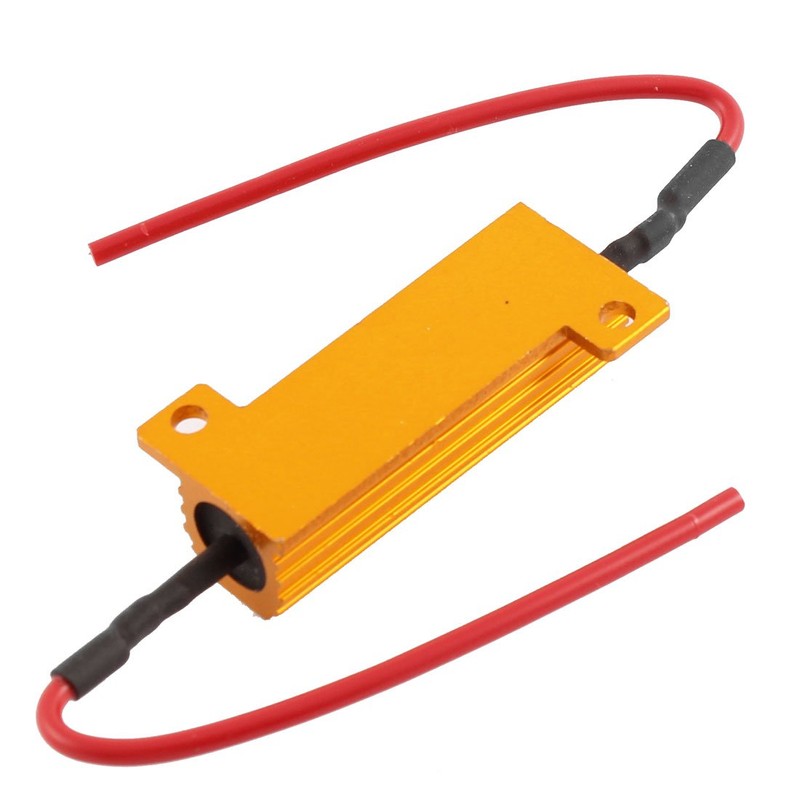 sourcing map 2PCS 50W 8 Ohm Load Resistor Fix Hyper