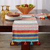 DII Caliente Collection Kitchen, Table Runner, 13x72, Picante Stripe