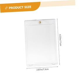 Totority Game Card Box 10pcs Playing Card Box Magnetic Closure Card Storage Case Card Protective Box for Business Cards Plastic