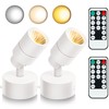 2 Pack LED Spot Lights Indoor, 5W Uplighting with Remote