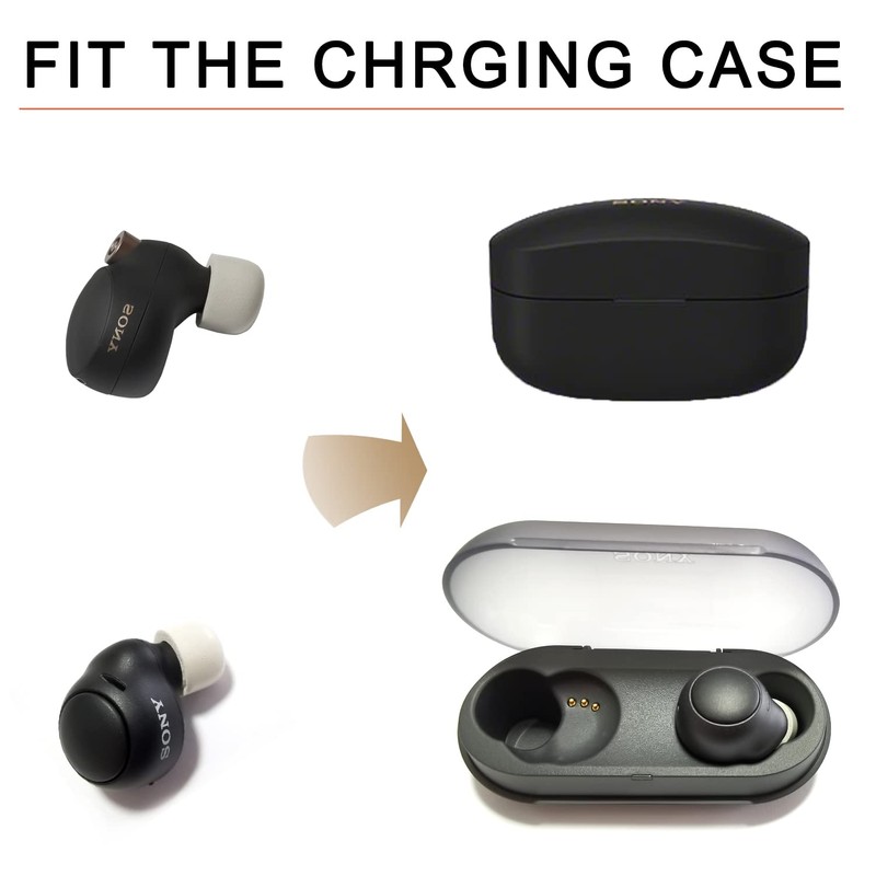 Mijusun Foam Ear Tips for Sony WF-C500, LinkBuds S, WF-1000X5,