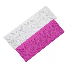 Lace Mat Molde Silicon Encaje Fondant Decoracion Reposteria Pastel